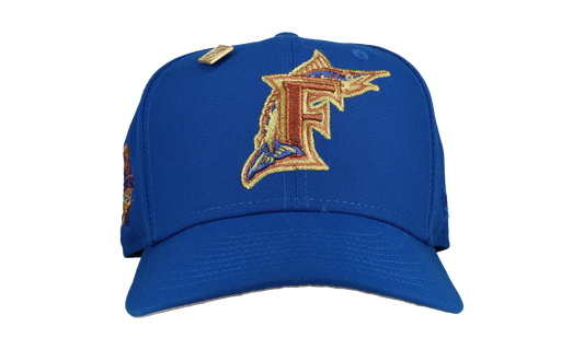 59FIFTY Florida Marlins 10th Anniversary Fitted Hat "Blue / Gold" NE115
