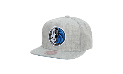NBA Team Heather 2.0 Snapback Cap "Dallas Mavericks - Grey Heather" HHSS3272 DMAYYPPPGYHT