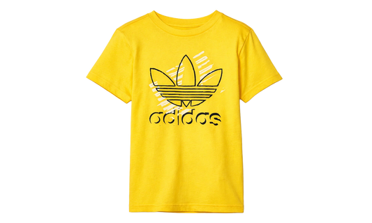 Originals Trefoil Art T-Shirt GS "Yellow" DY5856
