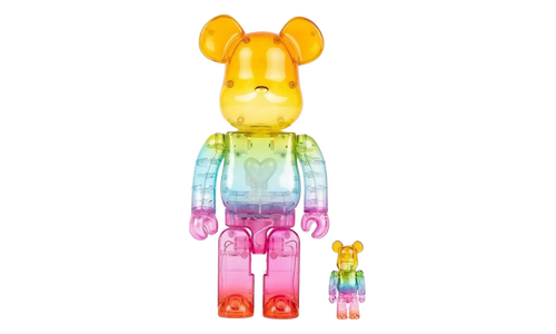 Emotionally Unavailable Gradient Heart Bearbrick "100% & 400% Set" MEDI3099
