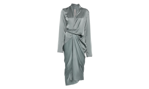 Charmeuse Wrap Dress WMNS "Washed Indigo" RP02E4560 SCH 06