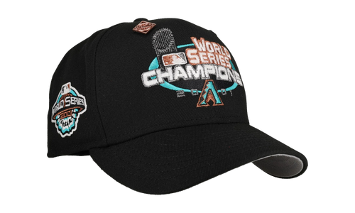 59FIFTY Arizona Diamondbacks 2001 World Series Script Fitted Hat "Black" NE448