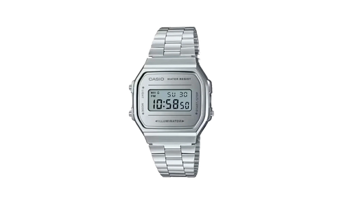 Vintage A168 Digital "Silver" A168WEM 7VT
