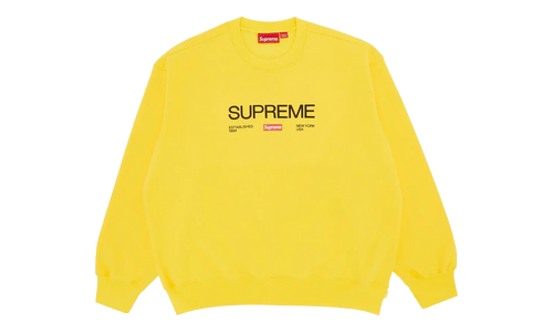Established Crewneck Long-Sleeve "Yellow" SU27118