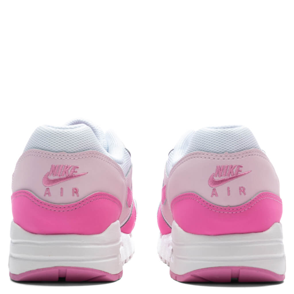 Air Max 1 (GS) - White/Playful Pink/Pink Foam