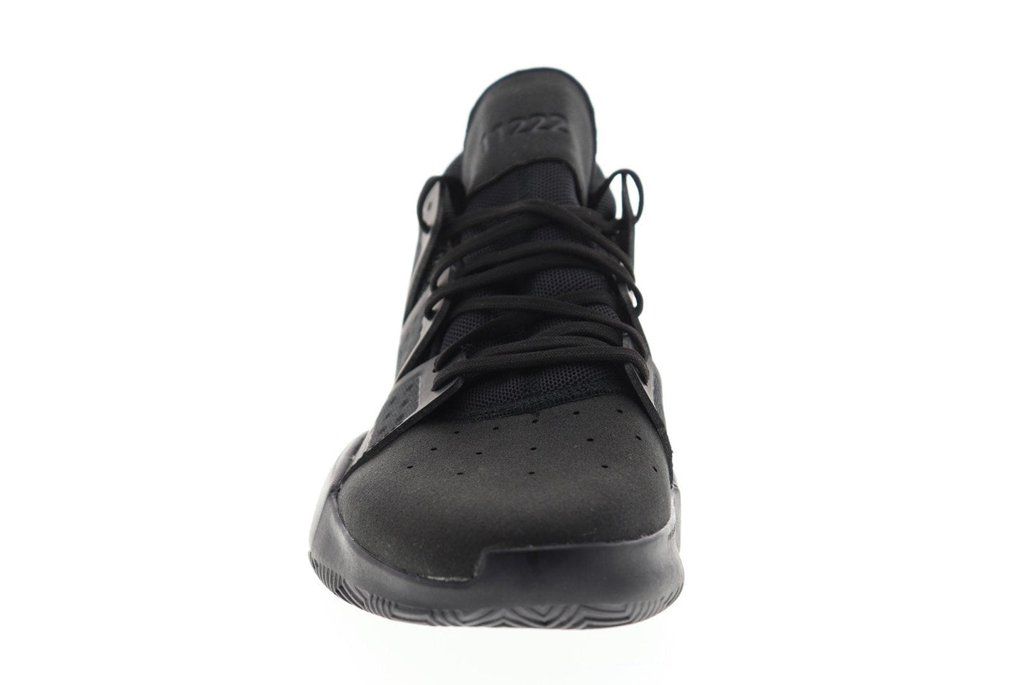 Pro Vision BB9303 Mens Black Canvas Mid Top Athletic Gym Basketball Shoes
