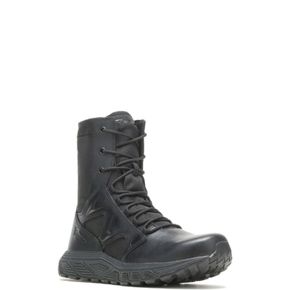 Bates Rush Tall Zip E01080 Mens Black Leather Lace Up Tactical Boots
