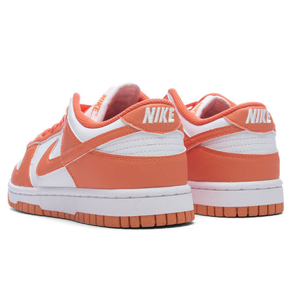 Women's Dunk Low - White/Light Wild Mango
