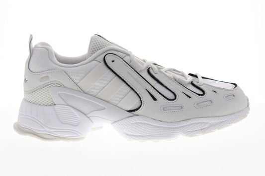 EQT Gazelle EE7744 Mens White Mesh Mid Top Lace Up Athletic Running Shoes