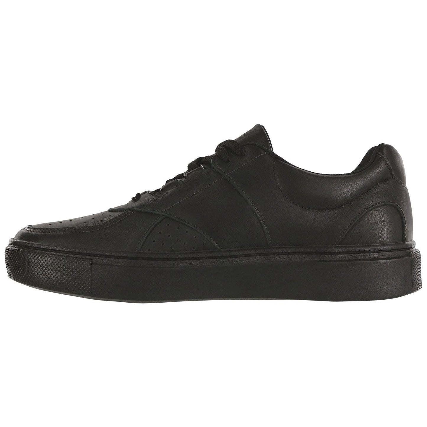 Men's High Street Lace Up Sneaker in Matte Black