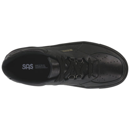 Men's High Street Lace Up Sneaker in Matte Black