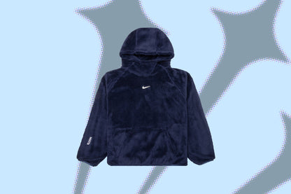 NRG Nocta Fleece Hoodie Womens - Midnight Navy/Wolf Grey
