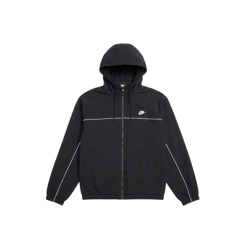 Club Hooded Jacket 'Black / White