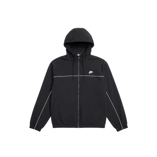 Club Hooded Jacket 'Black / White
