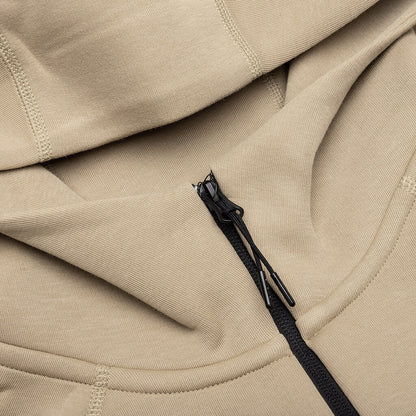 Sportswear Tech Fleece Windrunner Full Zip Hoodie - Khaki/Black
