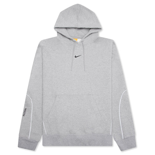 NOCTA Fleece CS Hoodie - Heather Grey/Matte Silver/Black