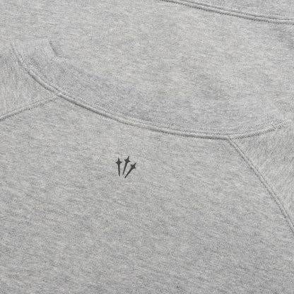 Nocta NRG CS Fleece Crew - Dark Grey Heather/Black