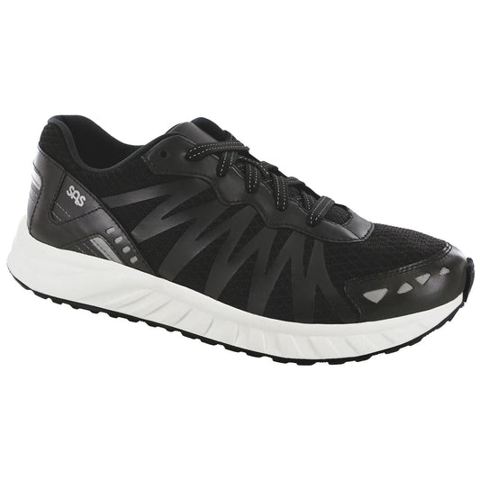 Women's Tempo Lace Up Sneaker in Black