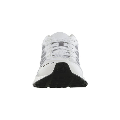 Women's Tempo Lace Up Sneaker in White / Silver