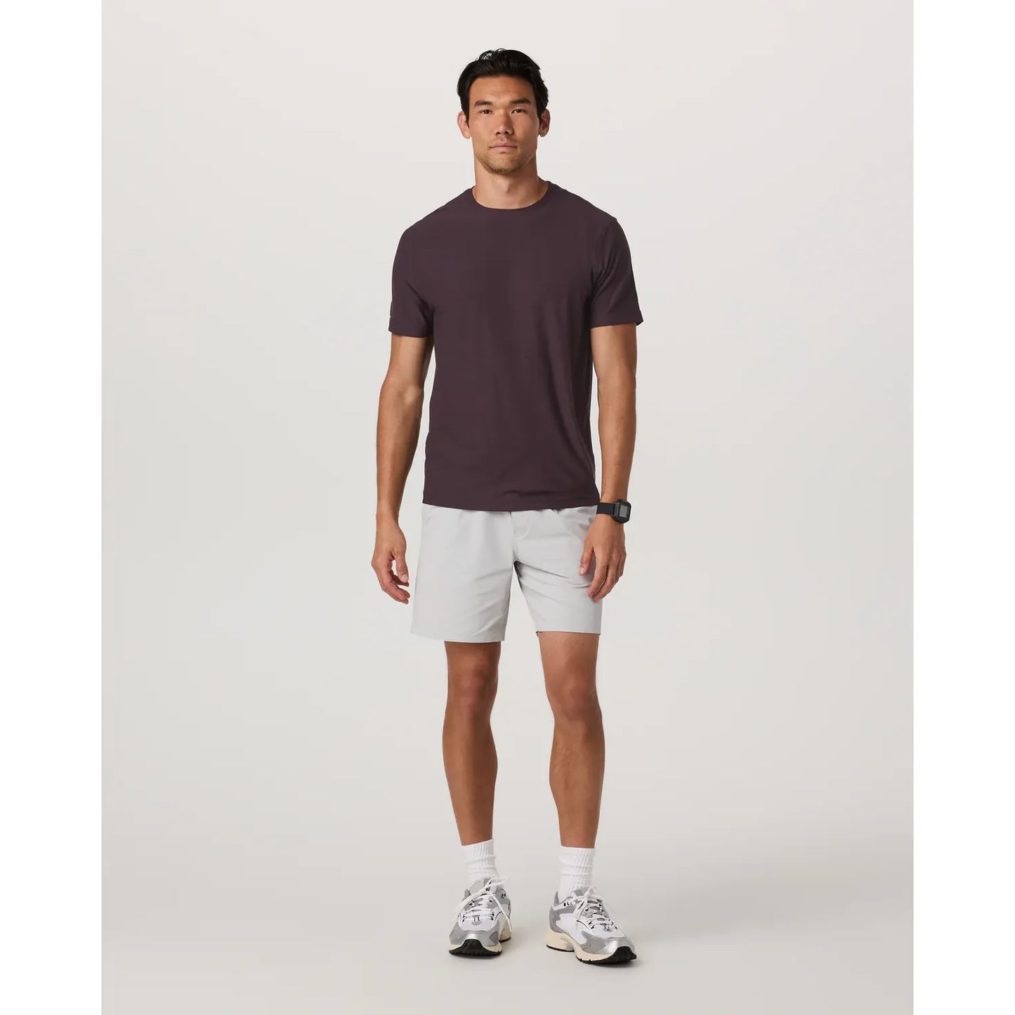 Men's Strato Tech Tee in Raisin Heather