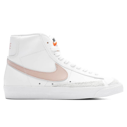 Women's Blazer Mid '77 - White/Pink Oxford