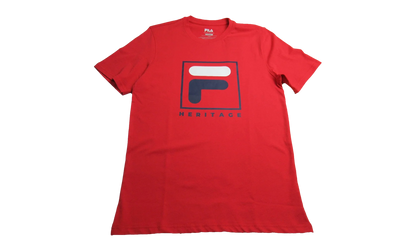 Heritage F Box Logo T-Shirt "Chinese Red" LM913787 622