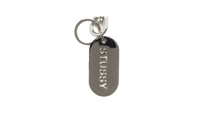 METAL TAG KEYCHAIN "Silver" STUS332