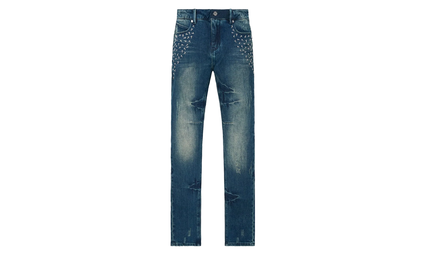 Bryant 5 Pocket Skinny Jeans "Navy Aura" MPVC1000 B1205NAYAR