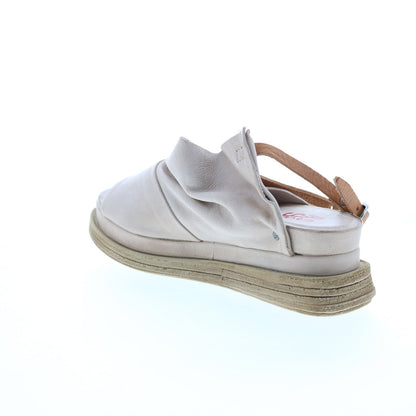 Lira A15027-101 Womens Beige Leather Slingback Sandals Shoes