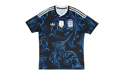 Argentina 26 Away Soccer Jersey "Black Lucid Blue" JM8395