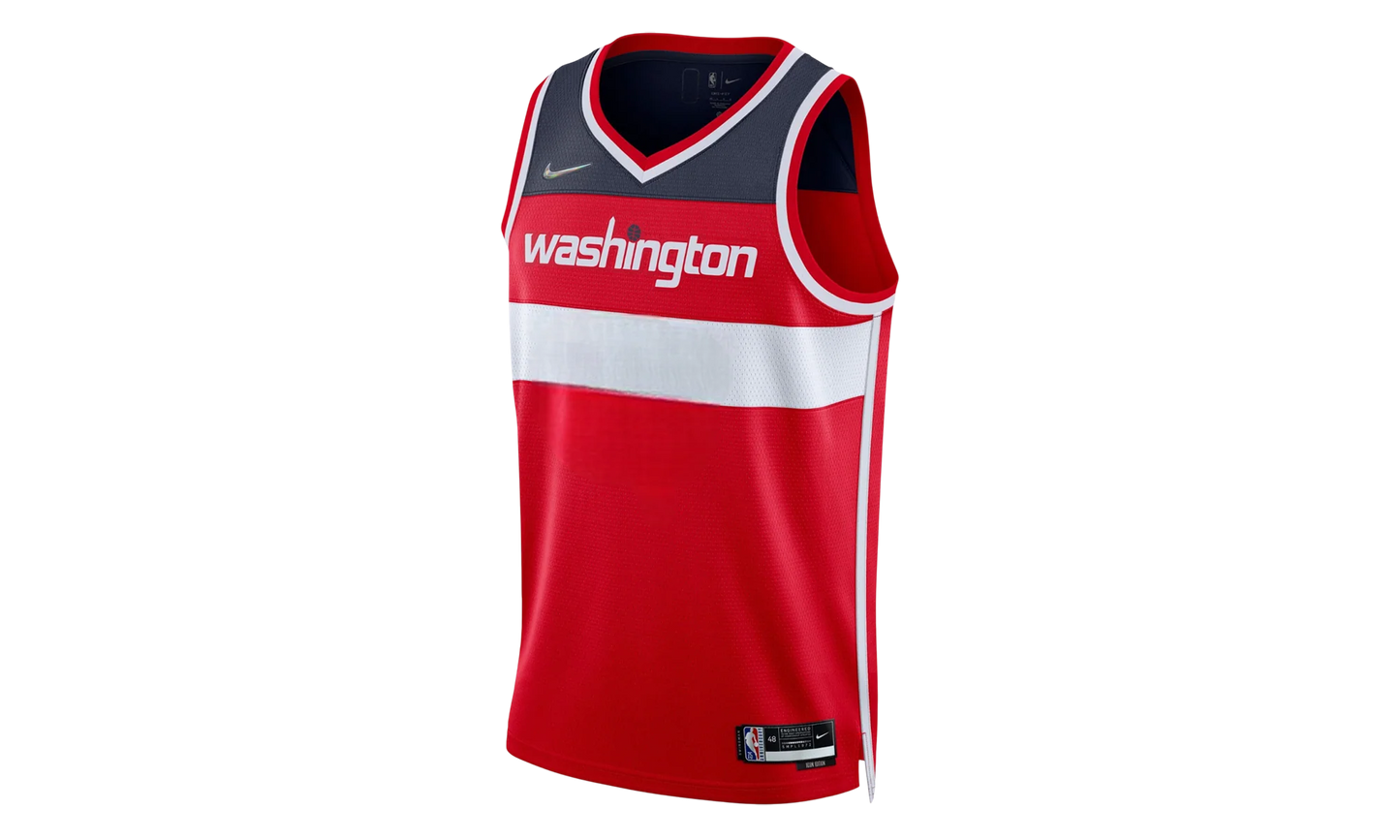 NBA Washington Wizards 2021/22 Diamond Icon Swingman Jersey "Red / Navy" DN2634 657