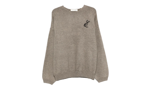 Waffle Crewneck Sweater "Homestead Heather" 192HO254332F