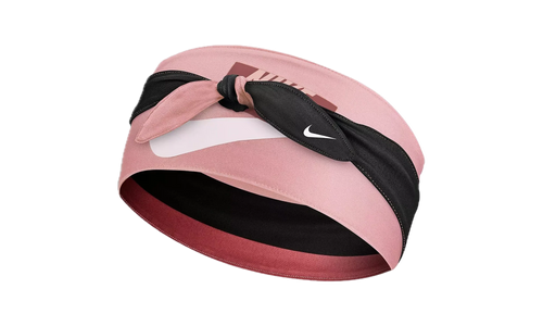 BANDANA HEAD TIE REVERSIBLE "Printed Pink Glaze / Canyon Rust / White" N.000.2750.692