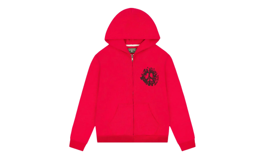 Denim University Zip Hoodie "Red" DT379