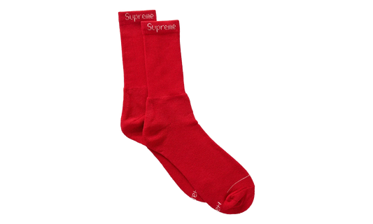 Hanes Crew Socks "Red" SU26997