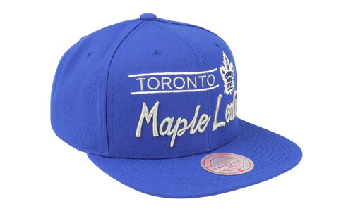 NHL Retro Lock Up Snapback Cap "Toronto Maple Leafs - Blue" 6HSSLD21213 TMLBLUE