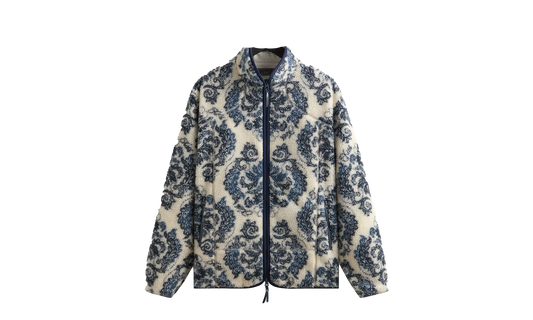 Damask Floral Sherpa Harper Jacket "Sandrift" khm010821 104