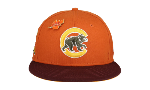 59FIFTY Chicago Cubs Fall Collection 2016 World Series Fitted Hat "Orange / Yellow" 123451290281