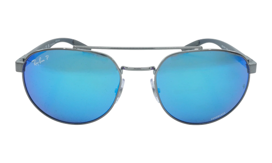 Irregular Polarized Sunglasses "Gunmetal" RB3736CH-004-A1_56
