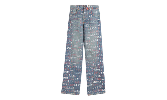 PRINTED REGULAR TROUSERS "Blue Denim" RM TR0051 D082 P24 22