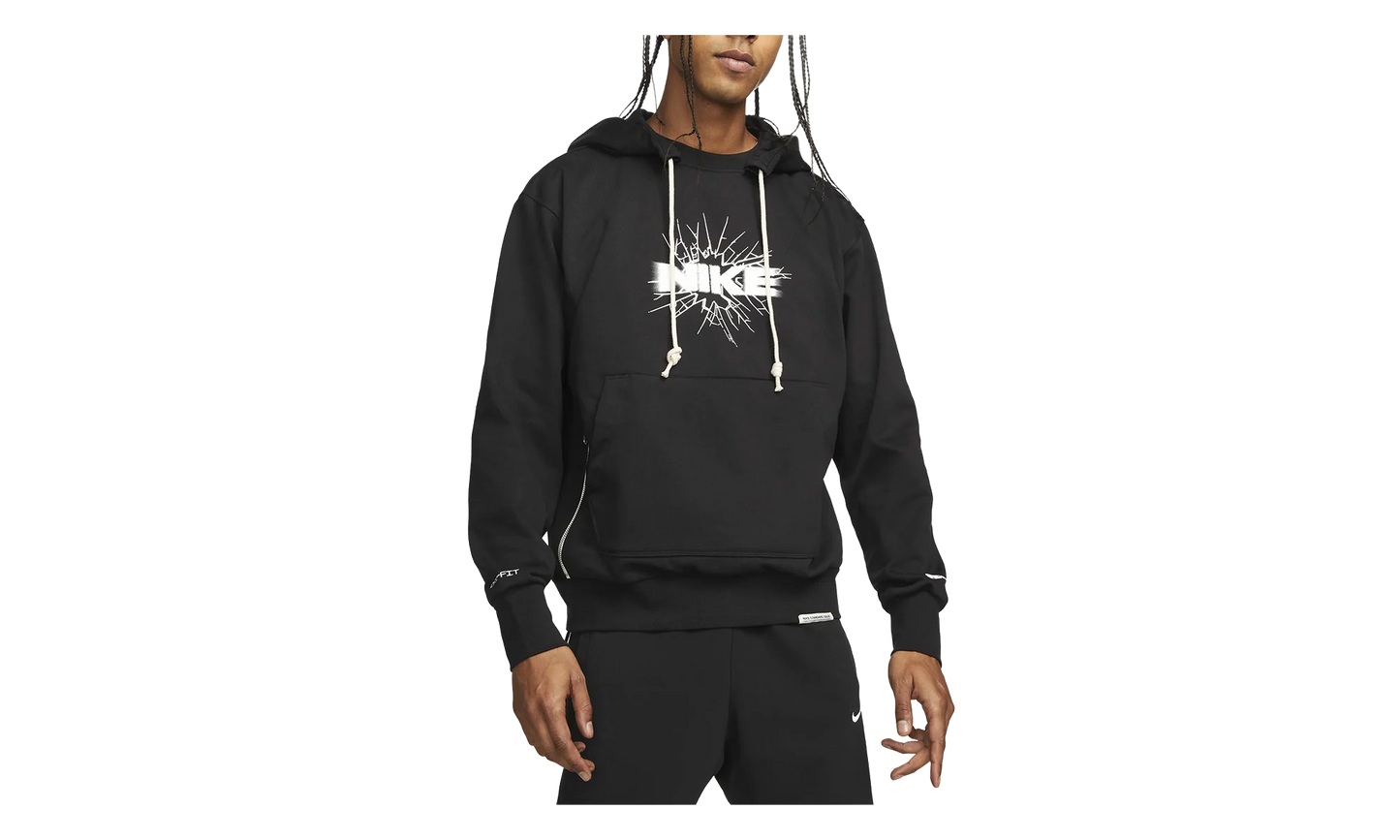 Dri-FIT Standard Issue Pullover Basketball Hoodie "Black / White" FB7048 010