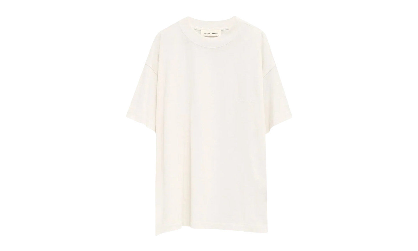 Embroidered Essential Tee "Ivory" 125HO254282F