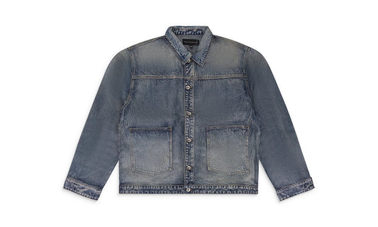 FUROR WAXED DENIM JACKET "Indigo" WDWMOTW 0013