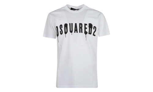Spray Logo Print T-shirt "White" S71GD1282S22427100