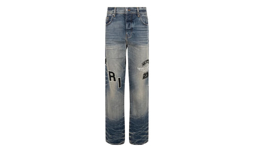 Hockey Logo Jeans "Vintage Indigo" AW23MDF004 875
