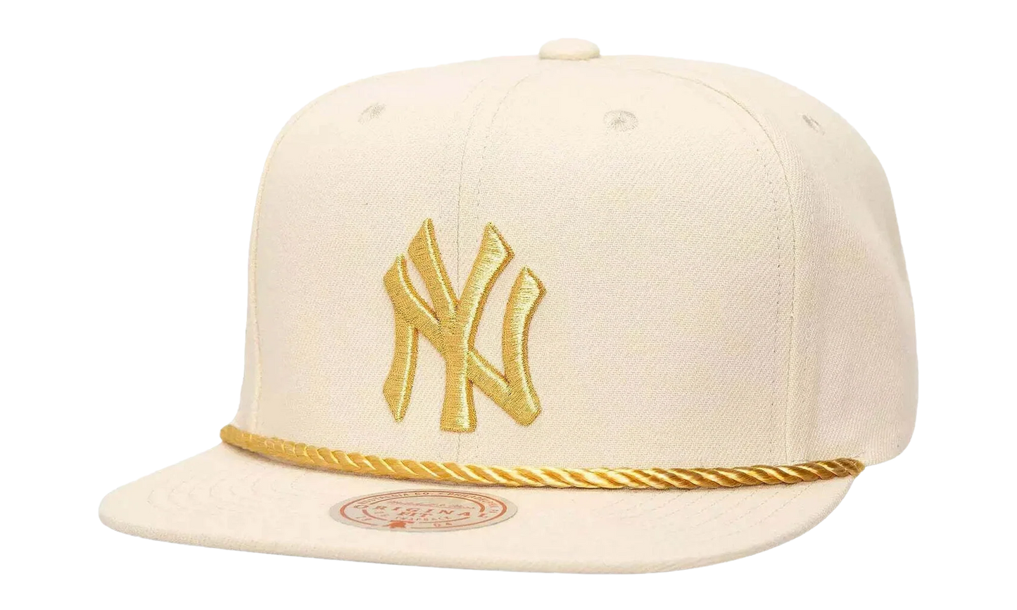 MLB Golden Ivory Snapback Cap "New York Yankees - Off White" HS9027 NYYOFWH