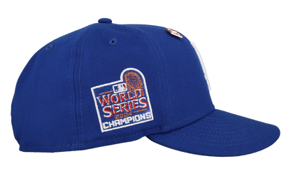 59FIFTY Los Angeles Dodgers 2024 World Series Fitted Hat "Light Royal / Metallic" 123451298424