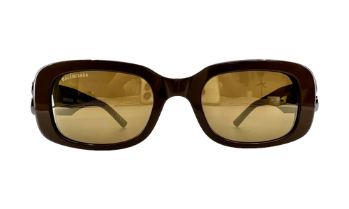 Acetate BB Hinge Oval Frame Sunglasses "Brown" BB0310SK 004
