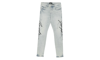 P001 Skinny Double Script Jeans "Blue" P001 SDPL425