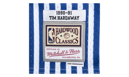 NBA Tim Hardaway Striped Swingman Jersey "1990 Golden State Warriors" SMJYBW19047 GSWPTNY90THA